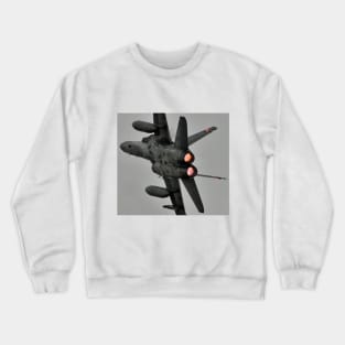 FA-18 Hornet in Afterburner Crewneck Sweatshirt